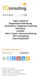 Mobile Screenshot of eq-consulting.de